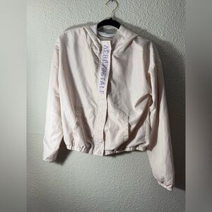 Aeropostale Women's Light Pink Bomber Jacket Size S